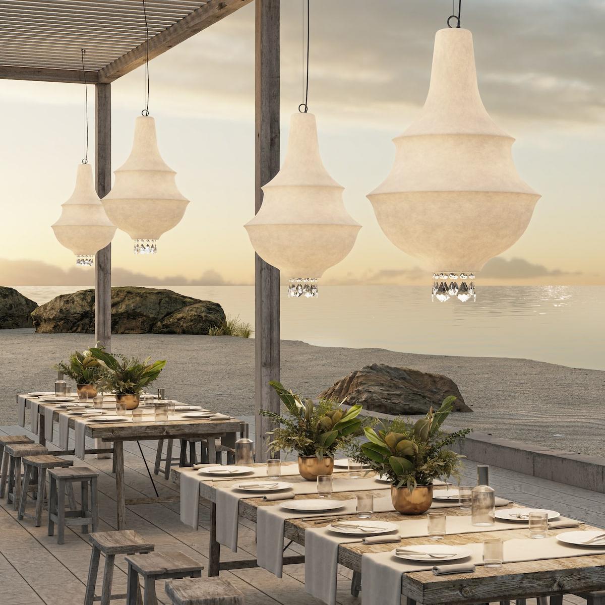 Curarto outdoor pendant light Lady D