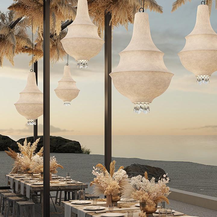 Curarto outdoor pendant light Lady D