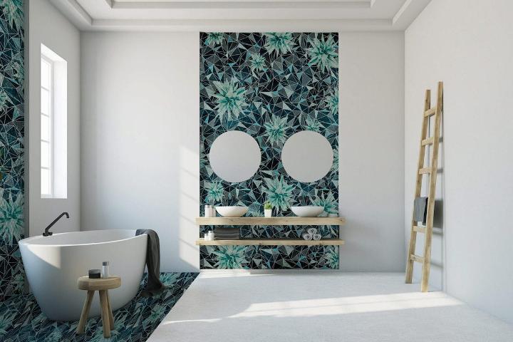 Benefits of Curarto fibre glass wallpaper - Breathability and Moisture Resistance - Bathroom