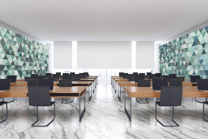 Sound proofing Curarto wallpaper for public areas-Health and Wellbeing Benefits-Offices