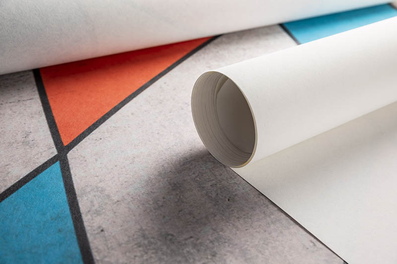 Light eco fibreglass wallpaper from Curarto