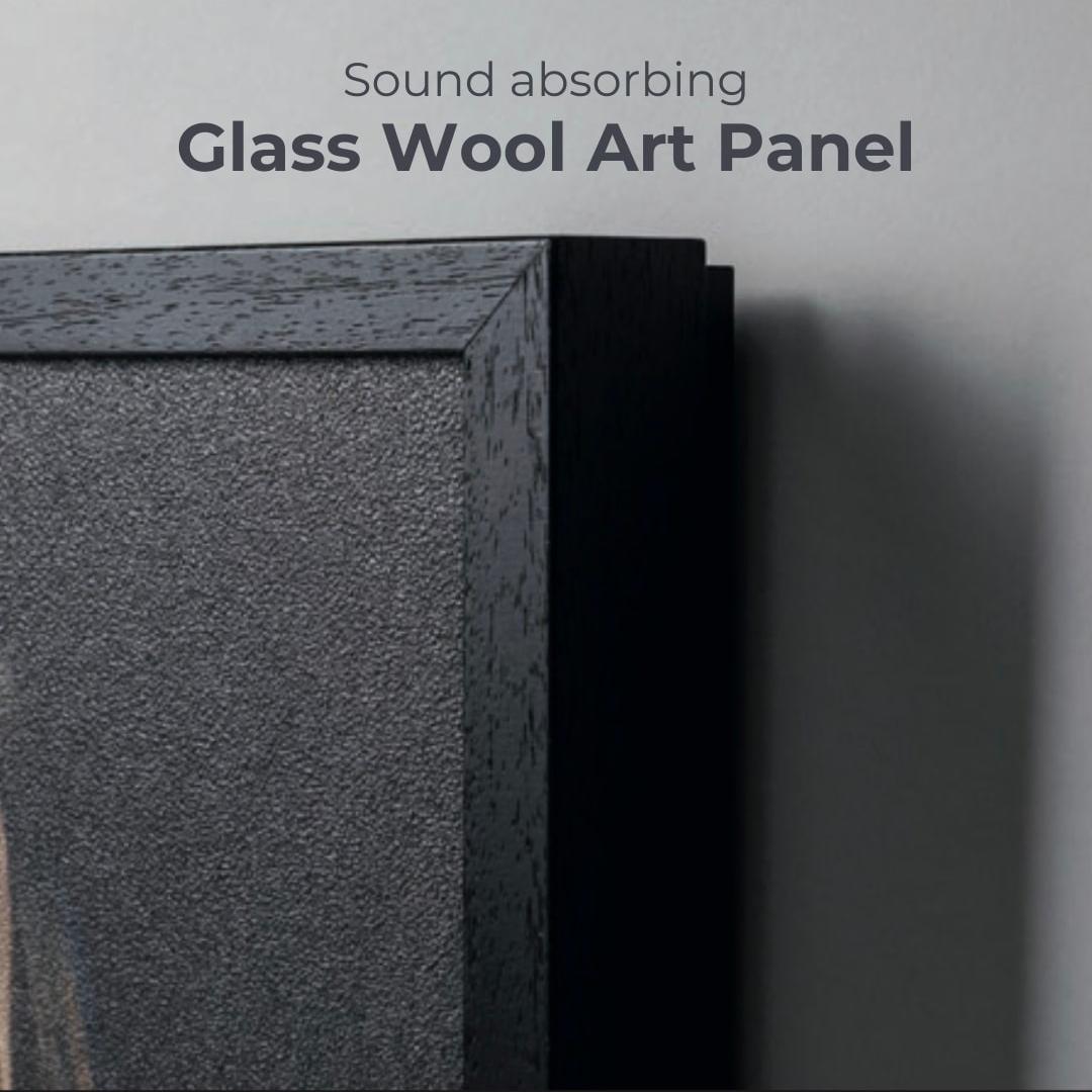 Affordable art Singapore - Sound absorbing Glass wool art panel