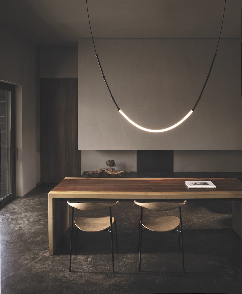 Curarto LEDA Pendant Light Black Single light