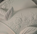 Curarto APRILE Wall Light with embossed floral