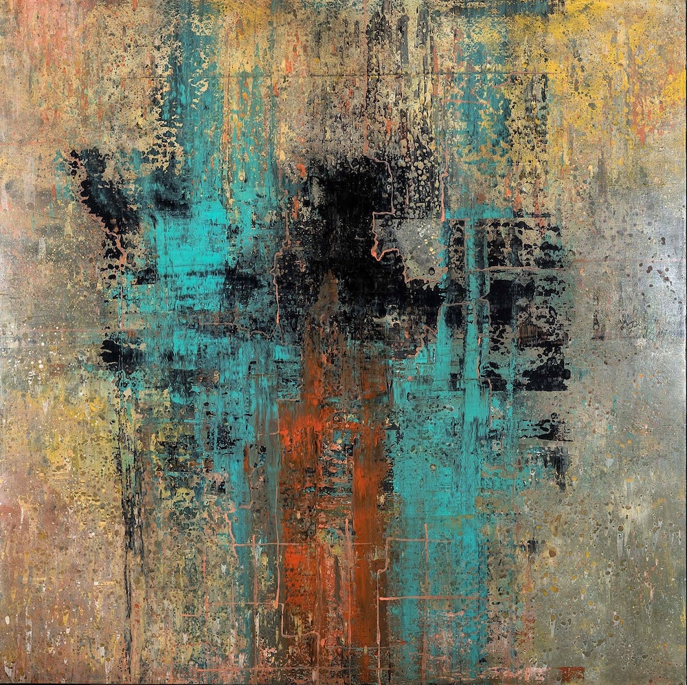 Fine Art CALIDO ABSTRACTO painting from Curarto