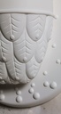 Curarto TI VEDO Wall Light with embossed feather motif