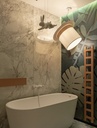 WOW pendant light with Silvan in bathroom