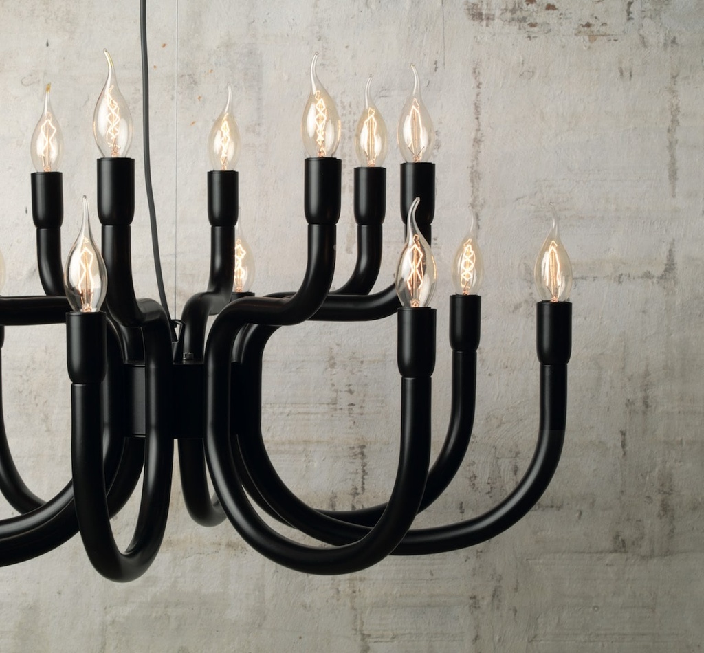 Curarto SNOOB Pendant Light Black
