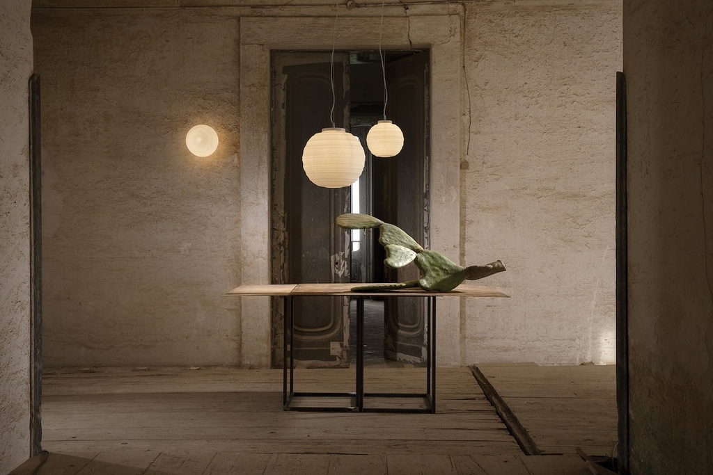 BRAILLE pendant light by Curarto (hallway)