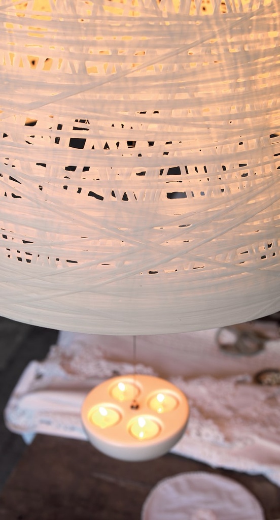 BLACK OUT pendant light closer view by Curarto