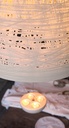BLACK OUT pendant light closer view by Curarto