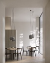 SAHARA matte grey pendant light Curarto Singapore