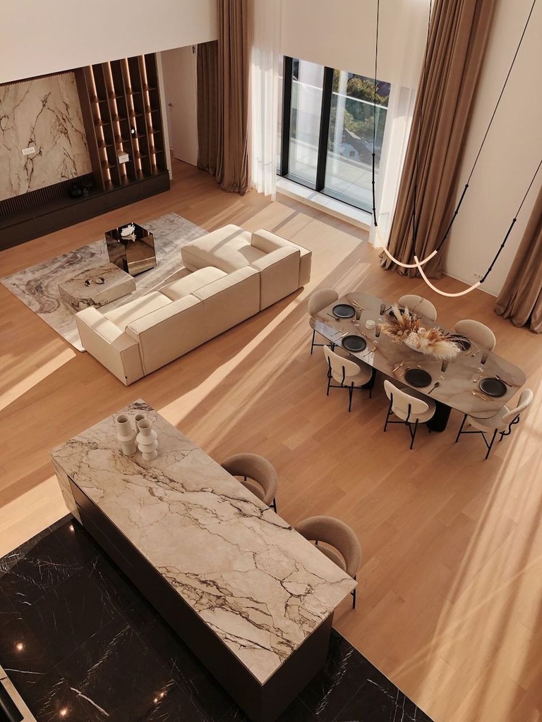 LEDA chandelier and pendant light Curarto Singapore