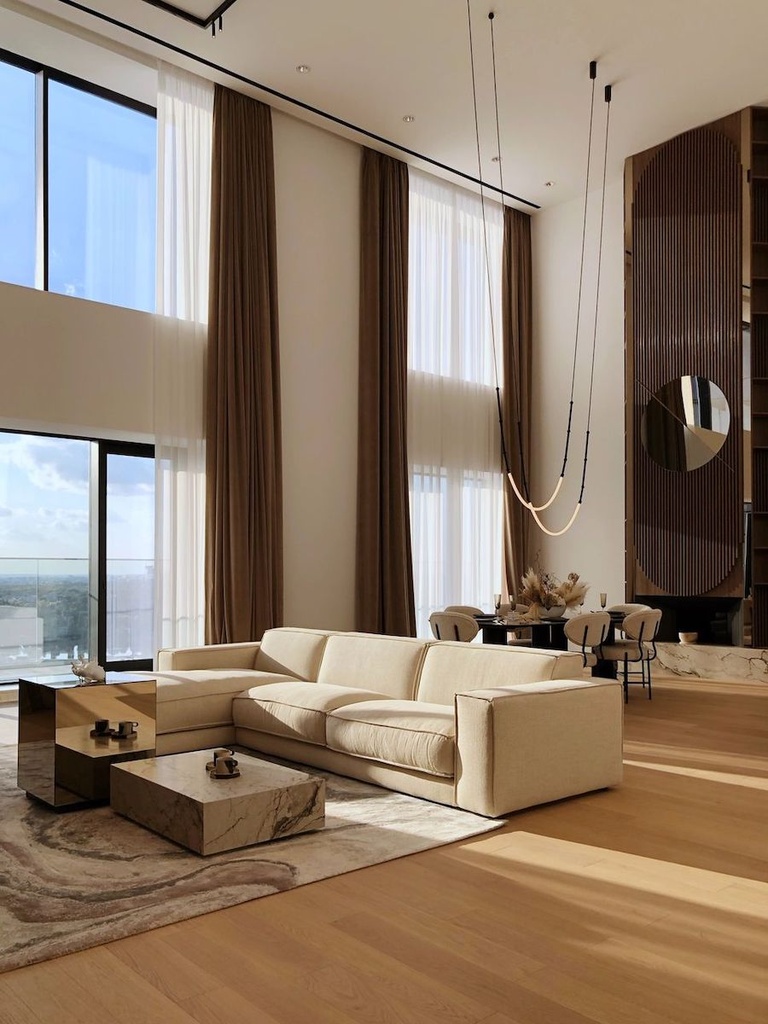 LEDA chandelier and pendant light Curarto Singapore