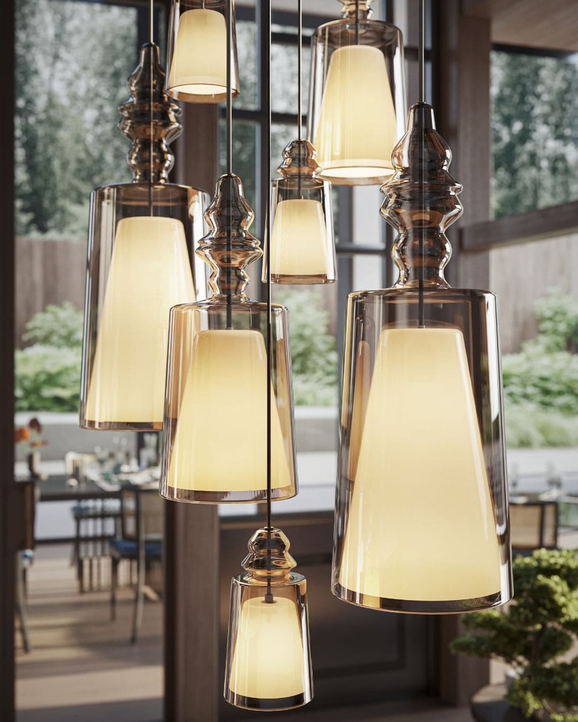 ALIBAGLASS pendant light - Closer view