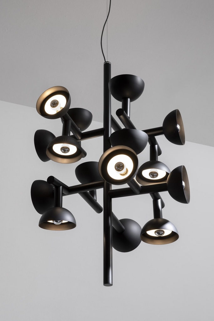 Curarto SIBILLA Chandelier Black Large