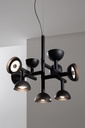 Curarto SIBILLA Chandelier Black