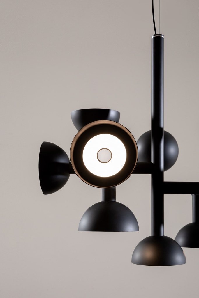 Curarto SIBILLA Chandelier Black