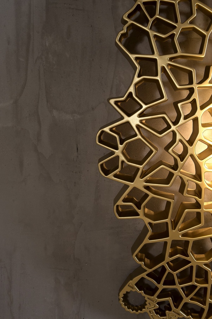 Curarto NOTREDAME (Large) Ceiling Light Gold frame